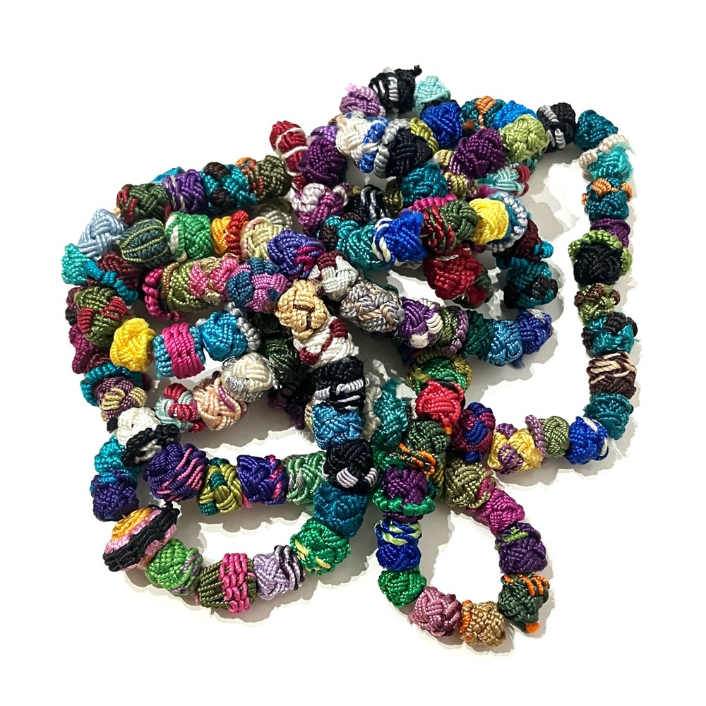 Moroccan Crochet Beads Long Necklace
